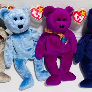 Ty Beanie Babies Lot Of 4 Bears